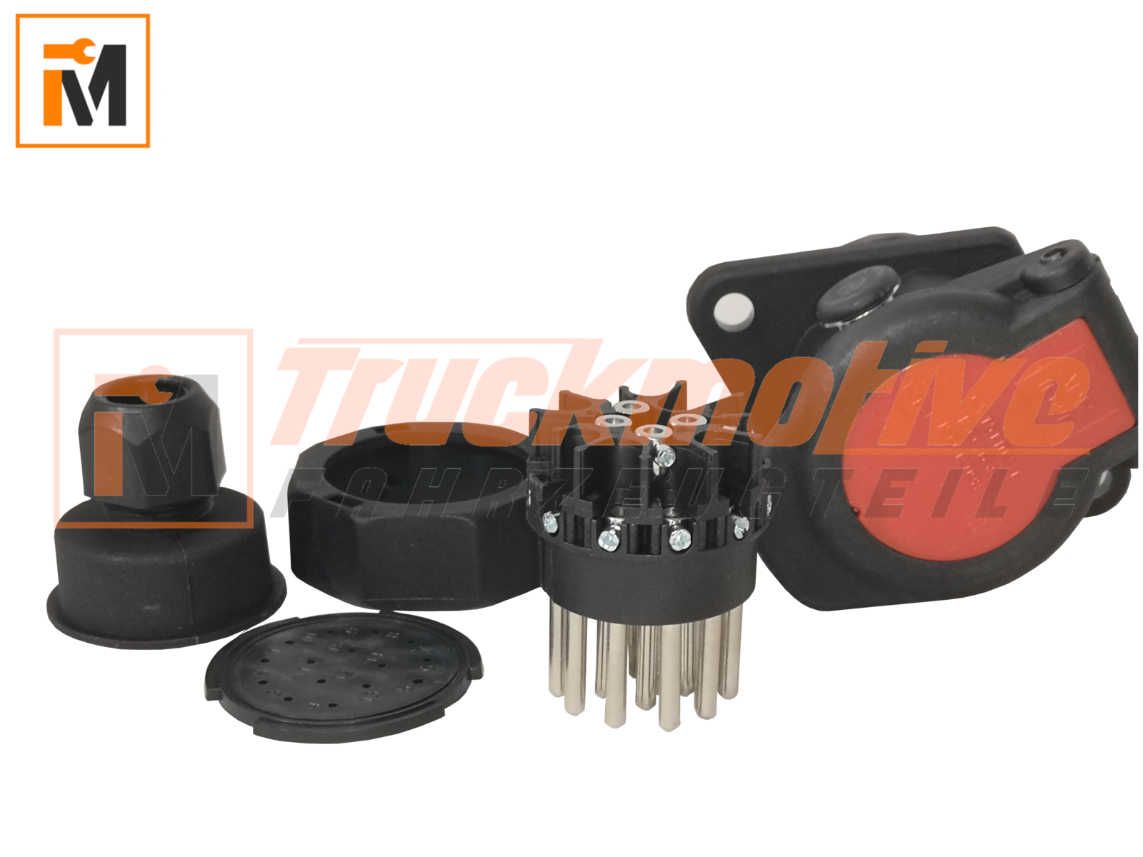 Steckdose elektrisch 24V 15-Pin ADR passend für diverse Fahrzeuge