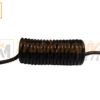 Spiralkabel Druckluft Schwarz M18x1,5 20 Windungen 4000mm nach DIN 74323