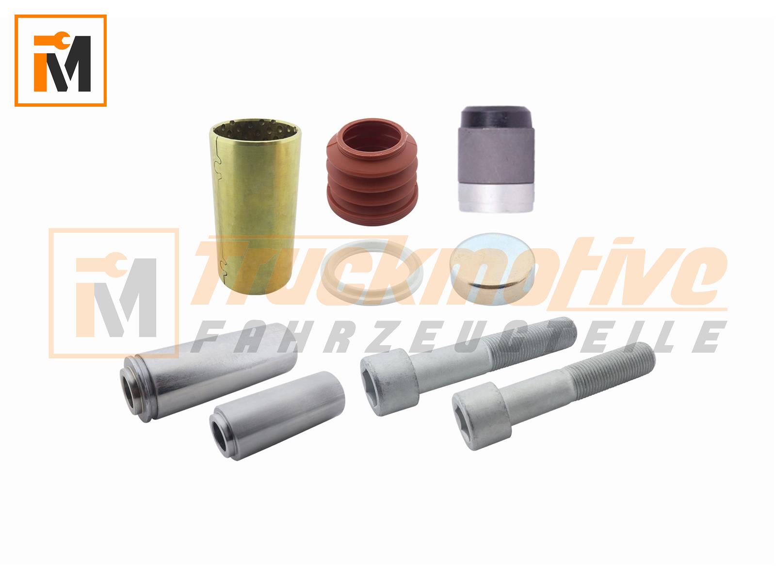Reparatursatz Führungsbolzen Bremssattel passend für Knorr SB6, SB7, SN6, SN7, SK7, SL7, SM7