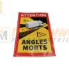Warntafel Angles Mortes Aufkleber für LKW NFZ Agrar Wohnmobil